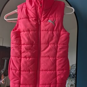 Puma Pink Puffer Vest